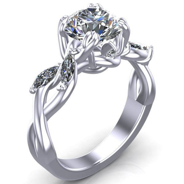 Tree of Love Branch Engagement Ring - DAKO Jewelry Designs