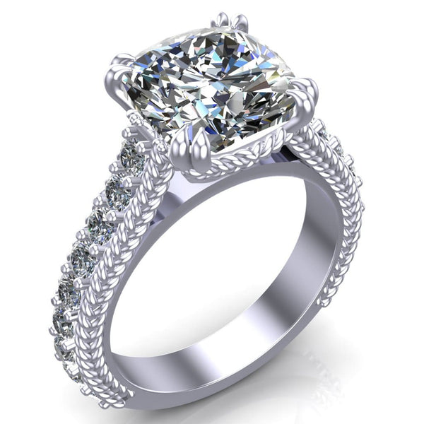 Lasso of Truth Engagement Ring - DAKO Jewelry Designs