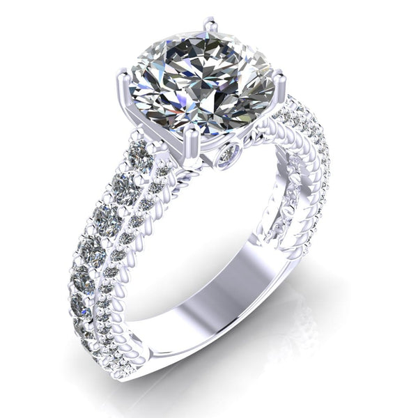Lasso of Truth Engagement ring - DAKO Jewelry Designs