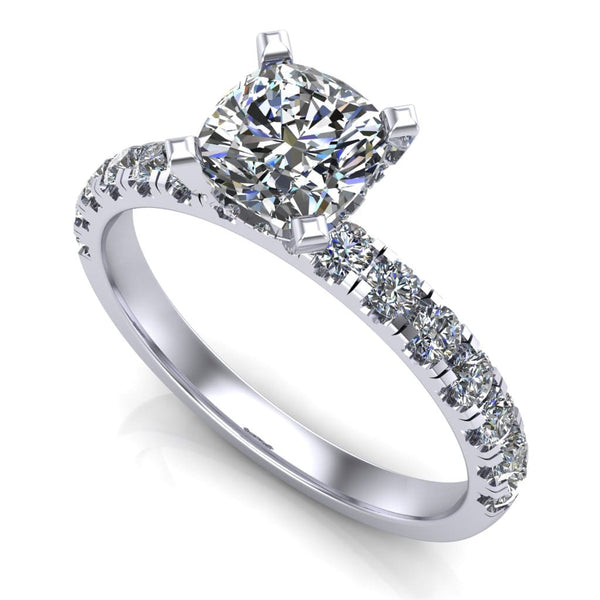 Cushion Engagement ring - DAKO Jewelry Designs