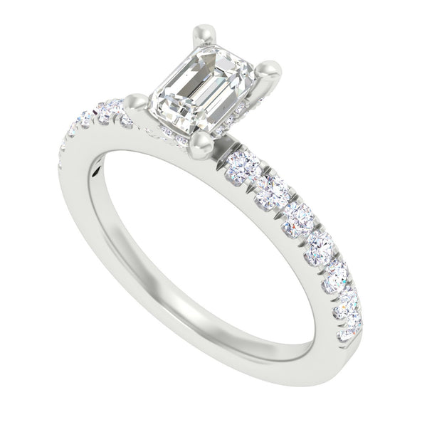14 Karat Diamond Bridal Engagement Ring - DAKO Jewelry Designs