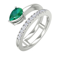 14 Karat Gold Diamond and Gemstone Ring - DAKO Jewelry Designs