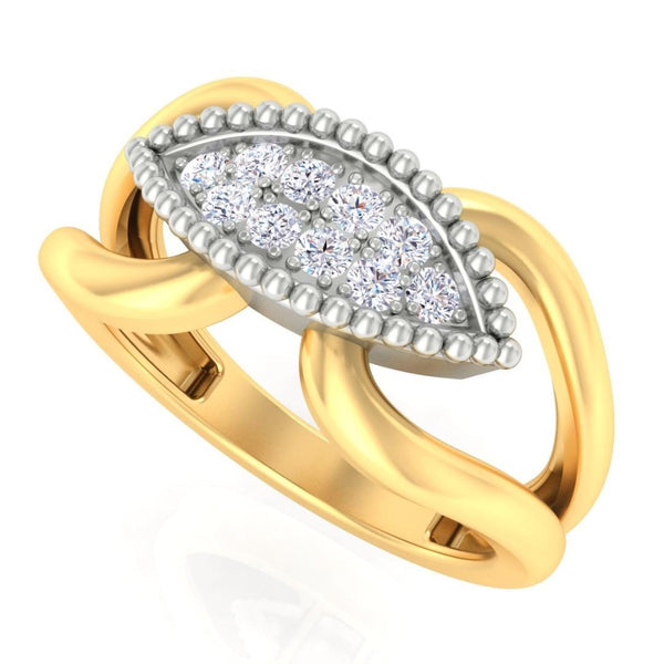 14 Karat Gold Cluster Ring - DAKO Jewelry Designs