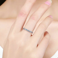 Leaf December stone ring - DAKO Jewelry Designs