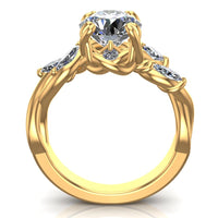 Tree of Love Branch Engagement Ring - DAKO Jewelry Designs