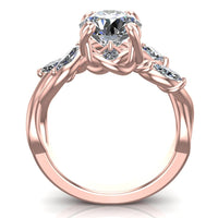 Tree of Love Branch Engagement Ring - DAKO Jewelry Designs