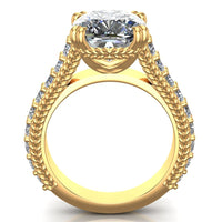 Lasso of Truth Engagement Ring - DAKO Jewelry Designs