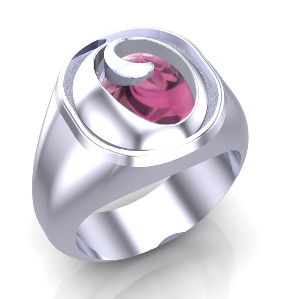 Signet Initial Ring - DAKO Jewelry Designs