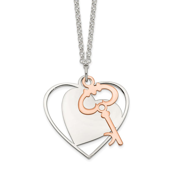 My key and heart necklace - DAKO Jewelry Designs