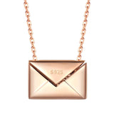 Valentine Love Letter Open Envelope Necklace - DAKO Jewelry Designs