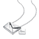Valentine Love Letter Open Envelope Necklace - DAKO Jewelry Designs