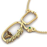 Stethoscope Personalized Necklace - On The Spot Jewelers