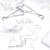Moon and Stars necklace - DAKO Jewelry Designs