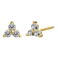 Three Stone Earrings - DAKO Jewelry Designs